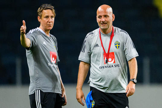 Jessica Karlsson, equipment manager and Magnus Wikman,