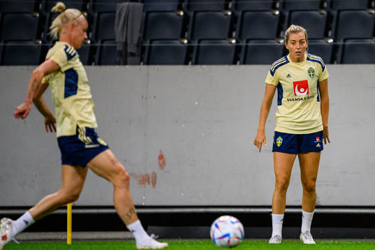 Caroline Seger and Linda Sembrant