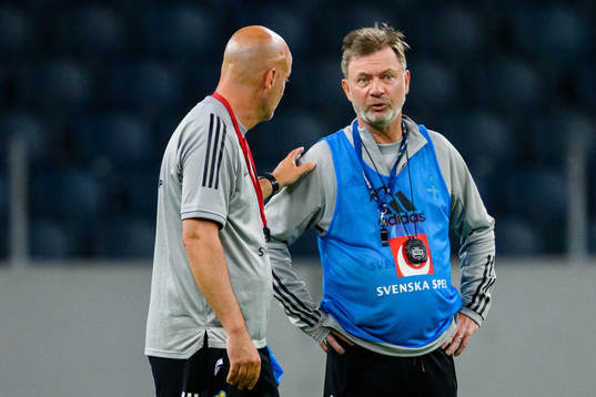 Magnus Wikman, assistant coach and Peter Gerhardsson, head
