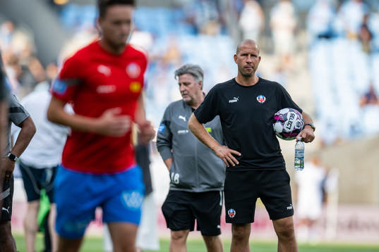 Helsingborgs tränare Mattias Lindström