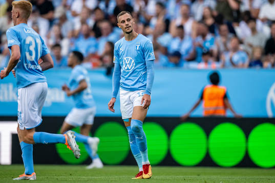Malmö FFs Veljko Birmancevic deppar