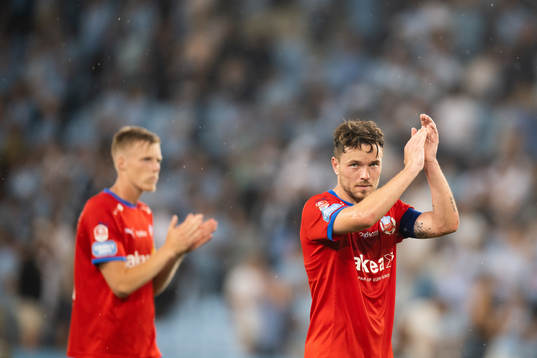 Helsingborgs Viljormur Davidsen deppar