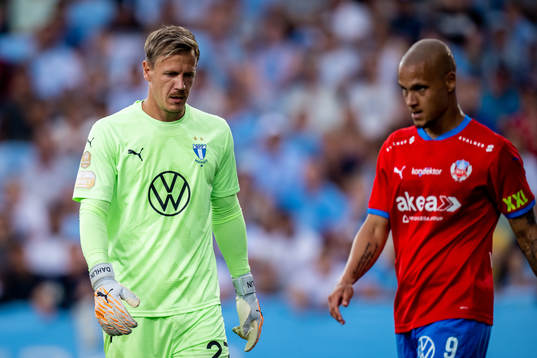 Malmö FFs målvakt Johan Dahlin