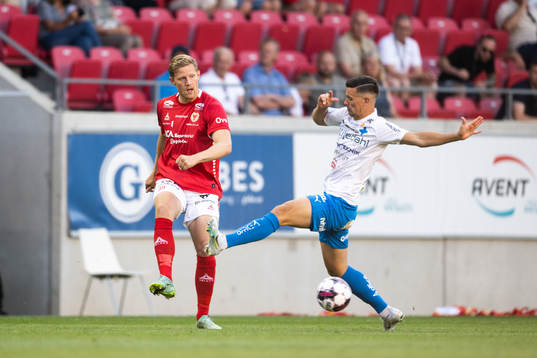Kalmars Lars Sætra och Värnamos Marcus Antonsson