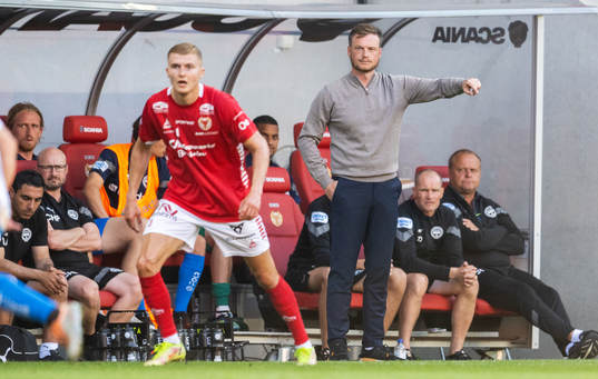 Värnamos tränare Kim Hellberg