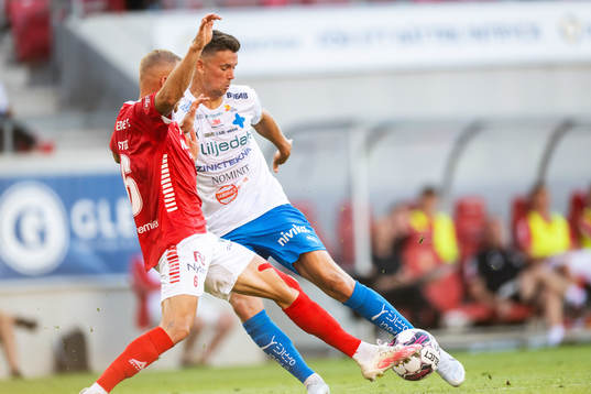 Kalmars Rasmus Sjöstedt och Värnamos Marcus Antonsson