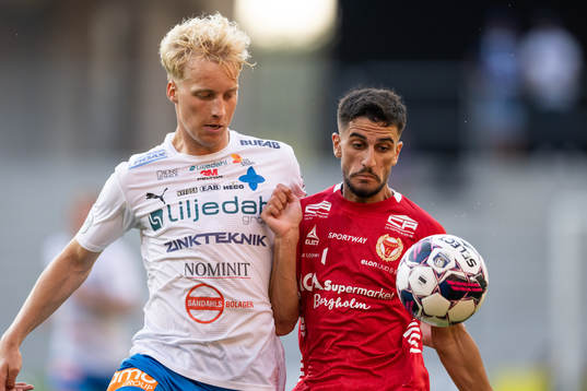 Värnamos Victor Larsson och Kalmars Noah Shamoun