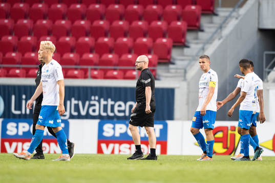Värnamos spelare deppar