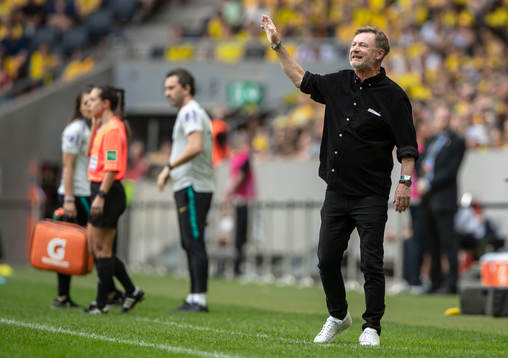 Head coach Peter Gerhardsson of Sweden