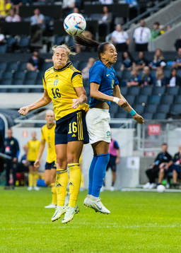 Filippa Angeldahl of Sweden and Adriana of Brazil