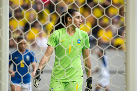 Goalkeeper  Lorena of Brazil