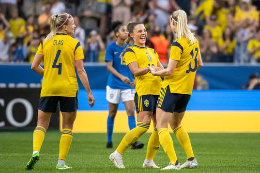 Johanna Rytting Kaneryd and Amanda Ilestedt of Sweden