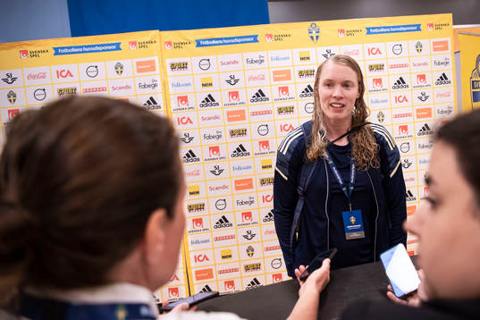 Goalkeeper Hedvig Lindahl of Sweden