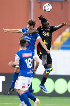 Norrbys Alexander Salo och Östersunds Jordan Attah Kadiri
