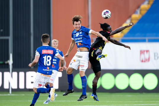 under fotbollsmatchen i Superettan mellan Norrby och
