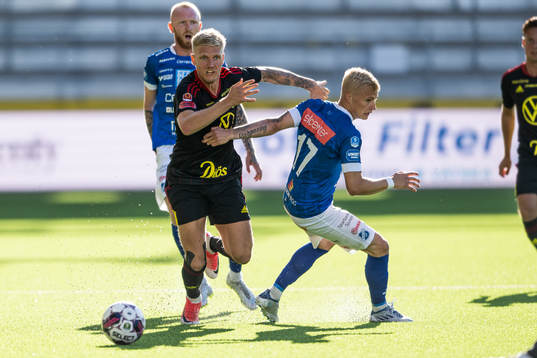 Östersunds André Österholm och Norrbys Viktor Bergh