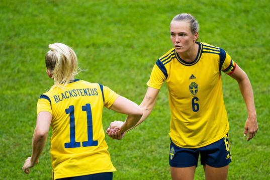 Stina Blackstenius is substituted