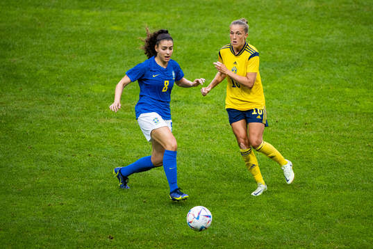 Angelina of Brazil and Magdalena Eriksson of Sweden