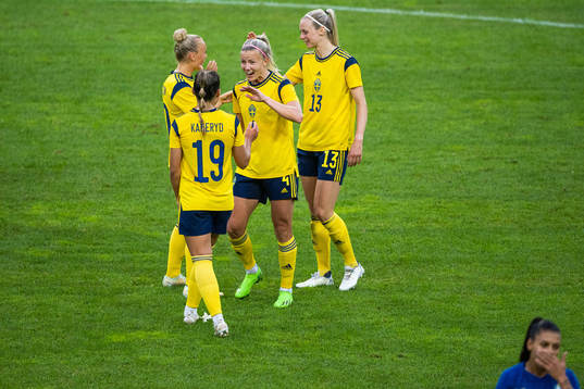 Johanna Rytting Kaneryd, Hanna Glas and Amanda Ilestedt of