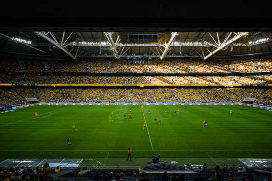 Interior view of Friends Arena