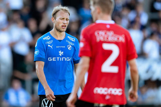 Halmstads Villiam Dahlström deppar