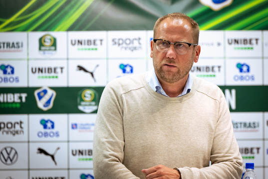 Halmstads tränare Magnus Haglund