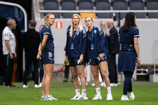 Fridolina Rolfö, Sofia Jakobsson and Linda Sembrant of