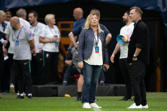 Marika Domanski Lyfors, team Manager and Peter Gerhardsson,