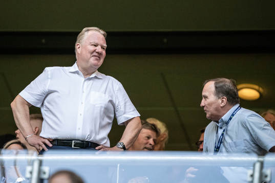 Karl-Erik Nilsson, president of the Swedish Football