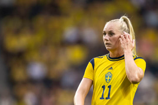 Stina Blackstenius of Sweden