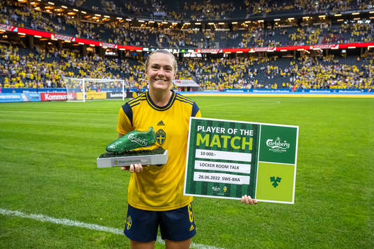 Magdalena Eriksson of Sweden pose for a picture