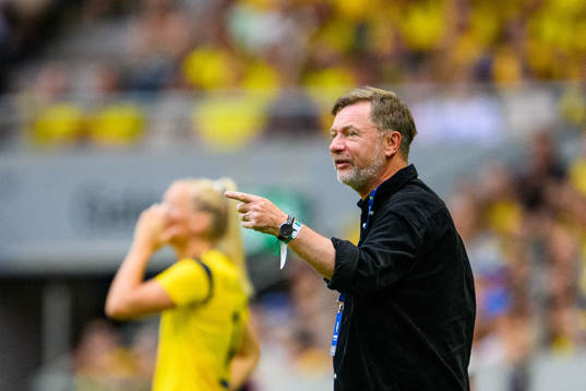 Head coach Peter Gerhardsson of Sweden