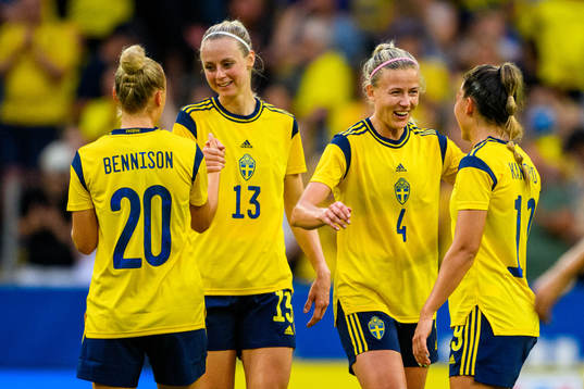 Hanna Bennison, Amanda Ilestedt, Hanna Glas and Johanna