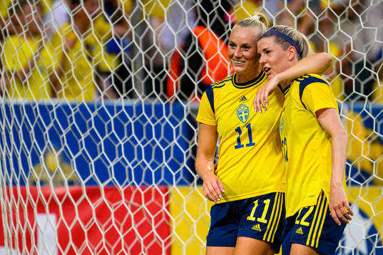 during the women's international friendly football match