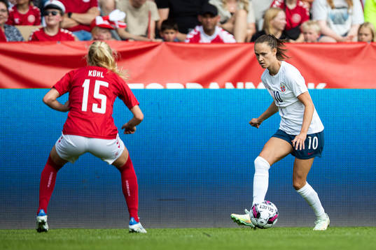 Kathrine Kuhl of Denmark and Caroline Graham Hansen of