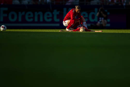 Sanne Trolsegaard and Rikke Marie Madsen of Denmark