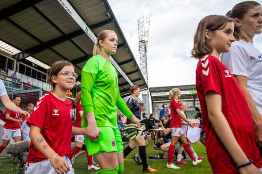 Goalkeeper Guro Pettersen of Norway