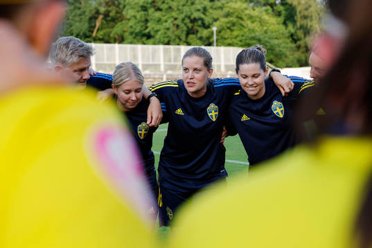 Caroline Sjöblom, head coach of Sweden
