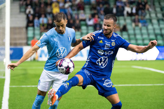 Sundsvalls Robert Lundström och Malmö FFs Veljko
