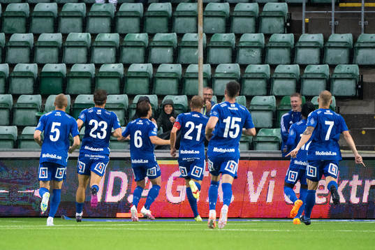 Sundsvalls Daniel Stensson jublar