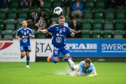 Sundsvalls Robert Lundström och Malmö FFs Patriot Sejdiu