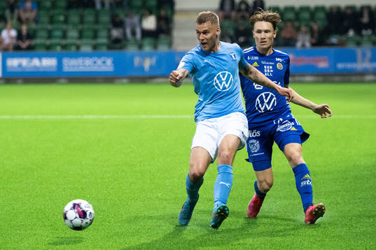 Malmö FFs Felix Beijmo och Sundsvalls Marcus Burman