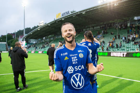 Sundsvalls Robert Lundström jublar