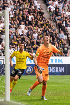 Mjällbys målvakt Samuel Brolin