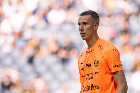 Mjällbys målvakt Samuel Brolin