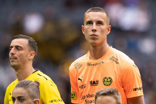 Mjällbys målvakt Samuel Brolin
