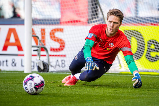 Helsingborgs målvakt Kalle Joelsson