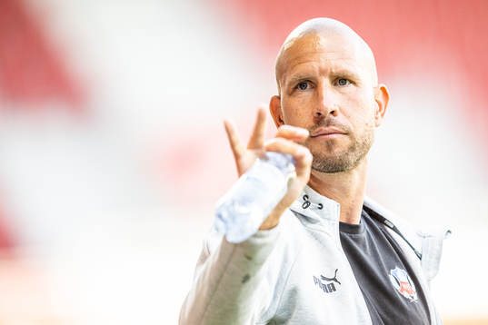 Helsingborgs tränare Mattias Lindström