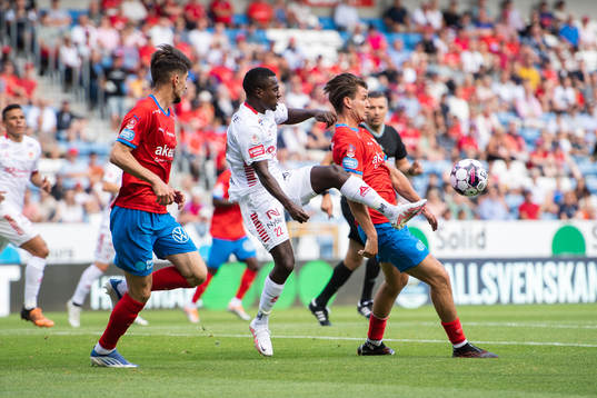 Kalmars Nahom Girmai Netabay och Helsingborgs Wilhelm Loeper