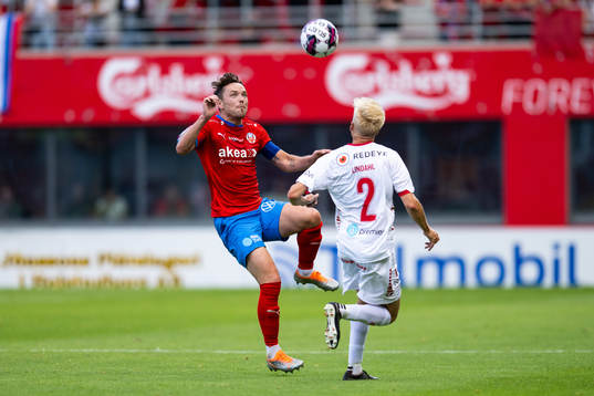 Helsingborgs Viljormur Davidsen och Kalmars Axel Lindahl